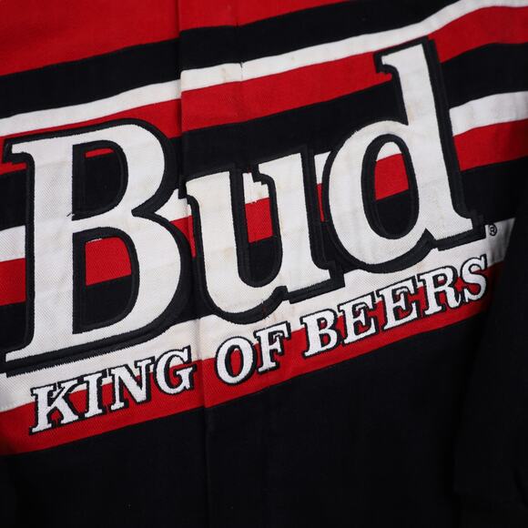 Vintage Chase Authentics Dale Earnhardt Jr. Budweiser Racing Jacket - Picture 4 of 10